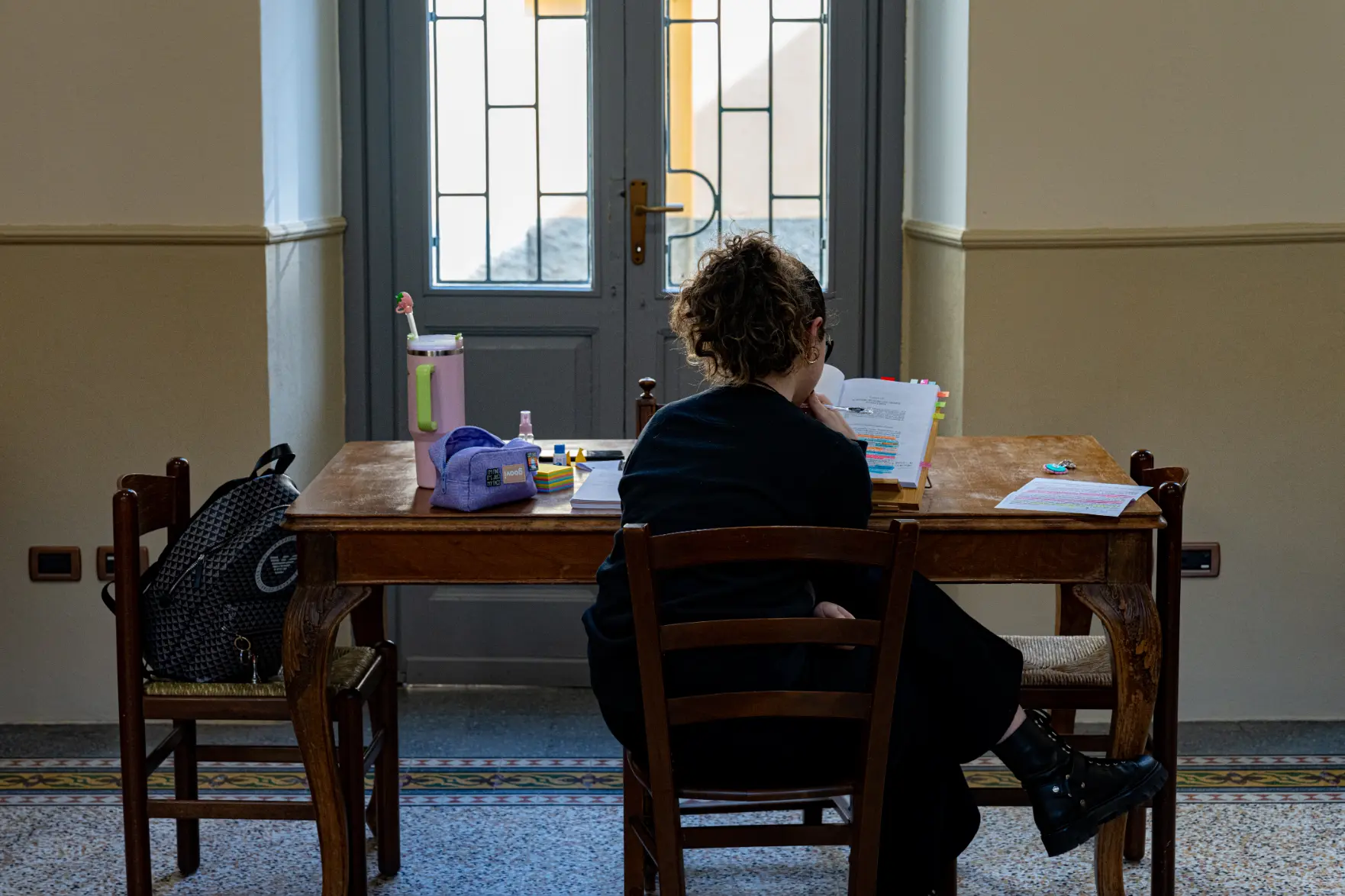 Zona studio del Collegio Senatore