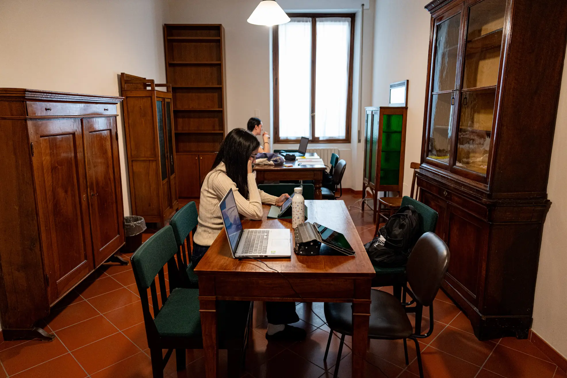 Sala studio del Collegio Senatore